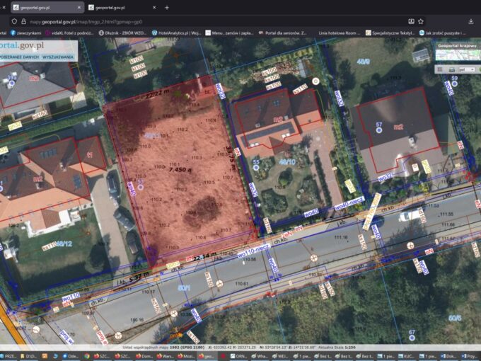 Uzbrojona Działka w zagospodarowanej części Osowa