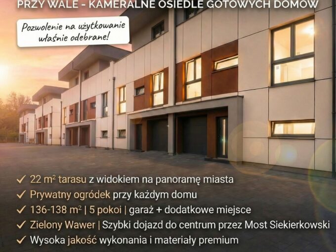 Nowoczesny dom, ogródek ,garaż, taras na IIp