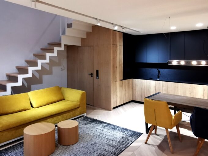 apartament z ogrodem w centrum miasta